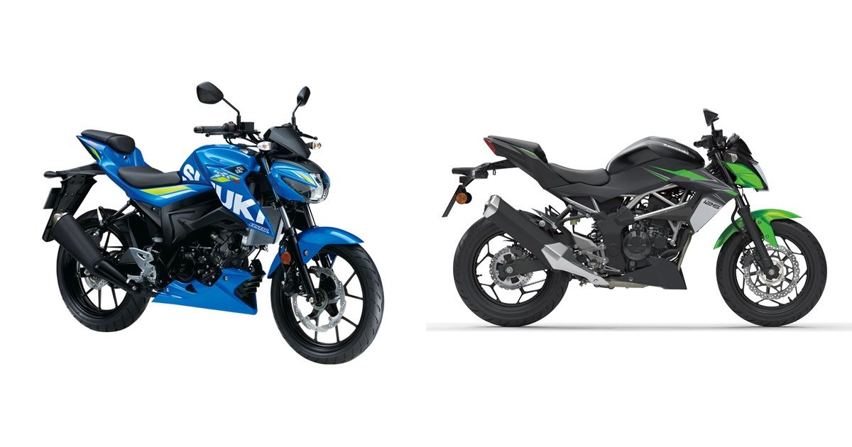 Suzuki GSX-S125 2019 vs Kawasaki Z125 2024
