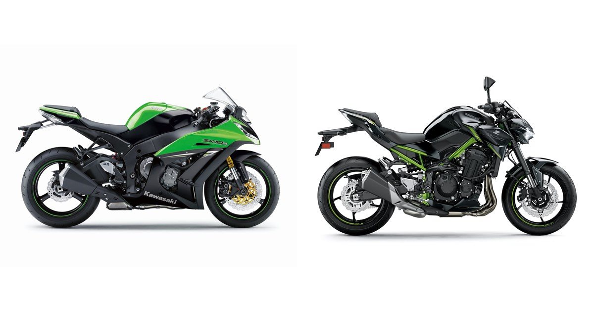 Kawasaki Ninja ZX-10R 2014 vs Kawasaki Z900 2022