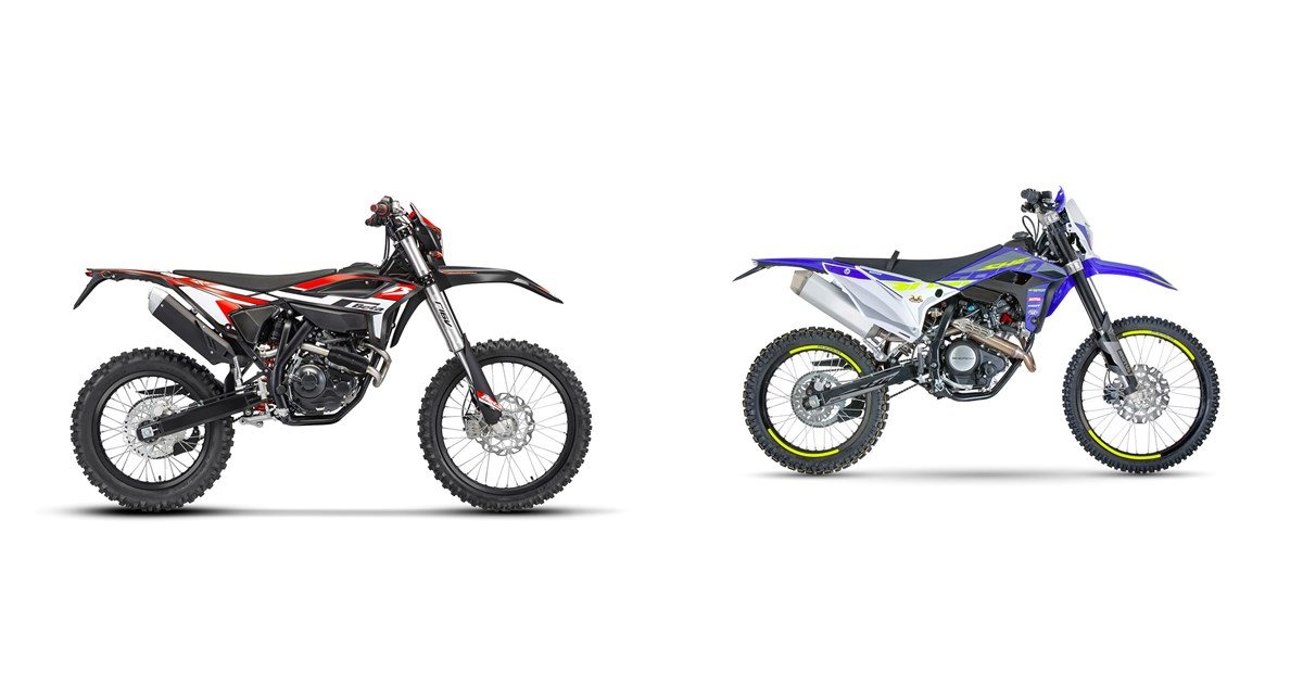 Motorrad Vergleich Beta RR 4T 125 T 2024 Vs Sherco 125 4 Takt SE