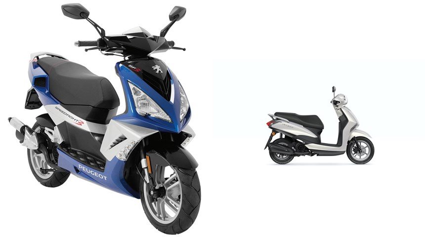 Motorrad Vergleich Peugeot Speedfight 3 R 2009 Vs Yamaha Delight 2022