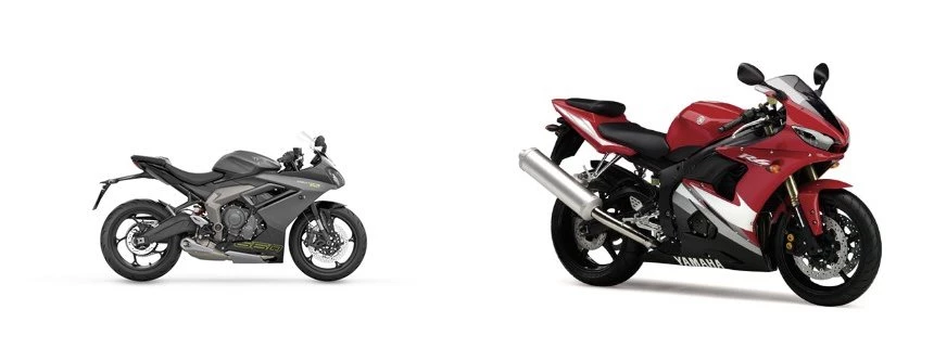 Triumph Daytona 660 2024 vs Yamaha YZF-R6 2006