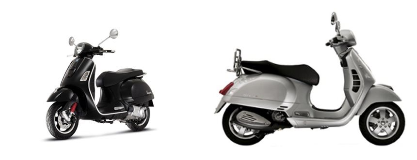 Motorrad Vergleich Vespa Gts 300 I.e. Super 2011 Vs. Vespa Gts 250 I.e 