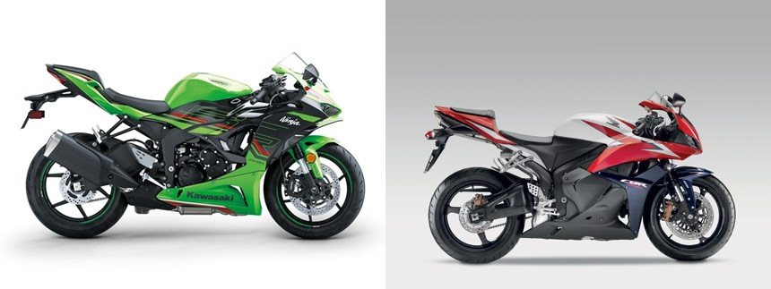 Kawasaki Ninja ZX-6R 2024 vs Honda CBR600RR 2009
