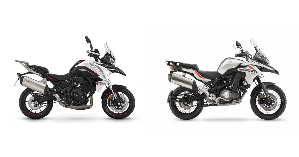 Motorrad Vergleich Benelli TRK 702 2024 vs. Benelli TRK 502 X 2021