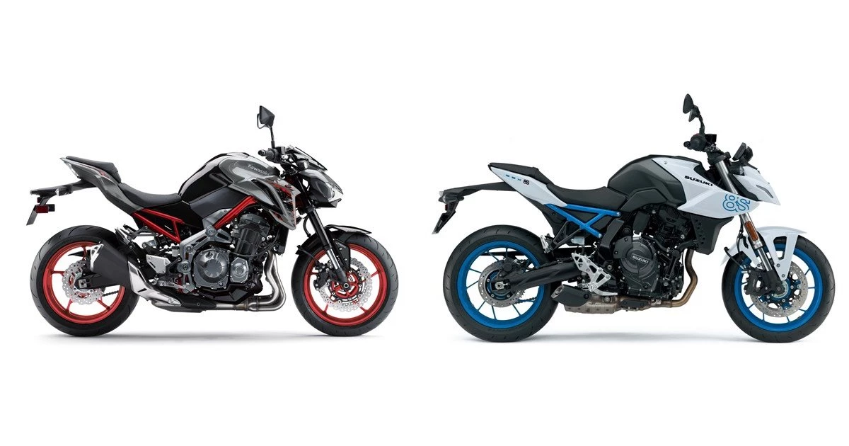 Kawasaki Z900 2019 vs Suzuki GSX-8S 2024