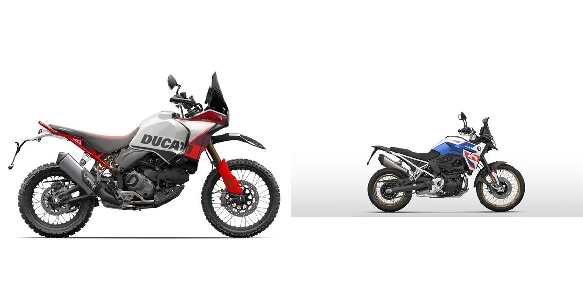 Motorrad Vergleich Ducati DesertX Rally 2024 vs. BMW F 900 GS 2024