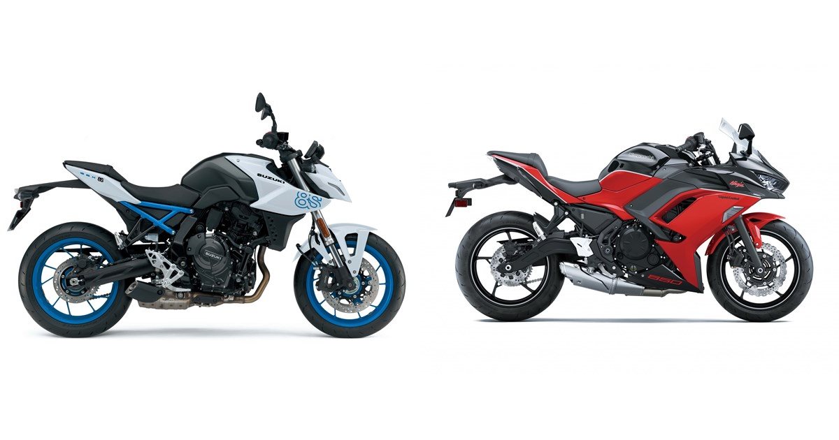 Suzuki GSX-8S 2023 vs Kawasaki Ninja 650 40th Anniversary 2024