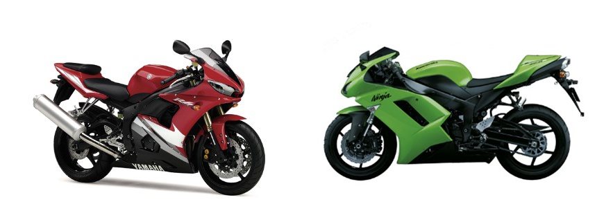 Yamaha YZF-R6 2008 vs Kawasaki Ninja ZX-6R 2007