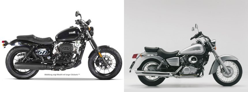 Hyosung aquila 125 vs shop honda shadow