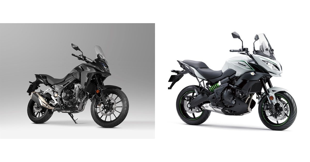 Motorrad Vergleich Honda CB500X 2019 vs. Kawasaki Versys 650 2018