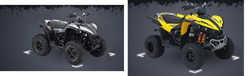 Target 550 Motorrad Vergleich TGB Target 550 4x4 IRS 2011 vs. TGB Target 525 4x2 2010