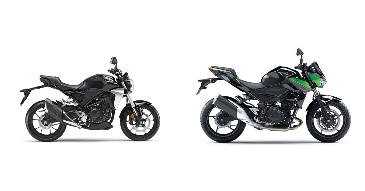 Honda CB300R 2019 vs Kawasaki Z 400 2023
