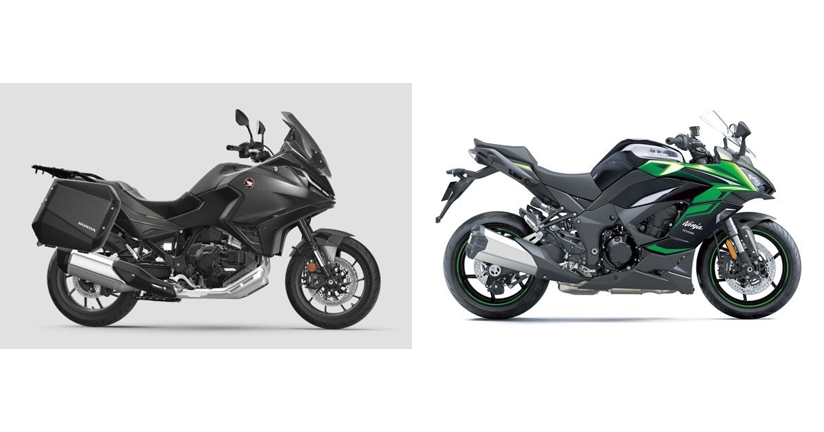 Motorrad Vergleich Honda NT1100 DCT 2024 vs. Kawasaki Ninja 1000SX 2024