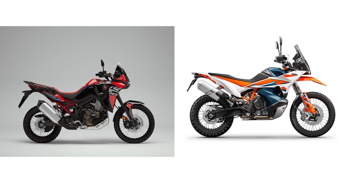 Honda CRF1100L Africa Twin 2022 vs KTM 890 Adventure R 2024