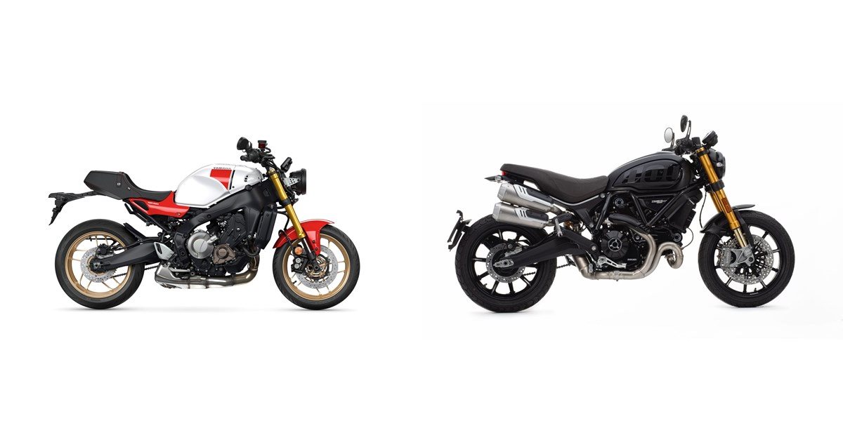 Motorrad Vergleich Yamaha XSR900 2024 vs. Ducati Scrambler 1100 Sport ...