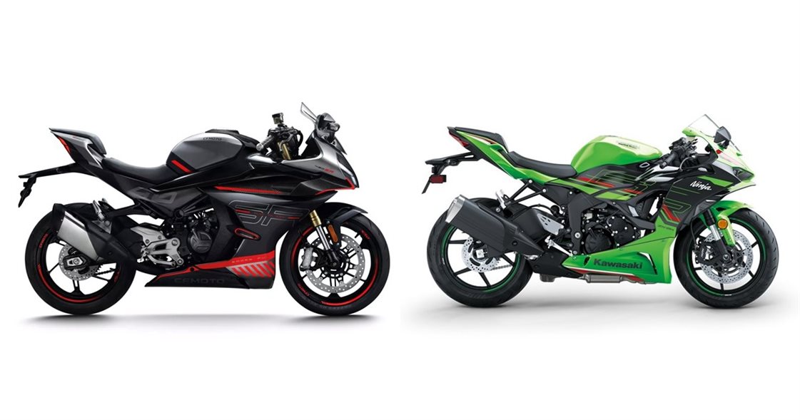 CFMOTO 450SR 2024 vs Kawasaki Ninja ZX-6R 2024