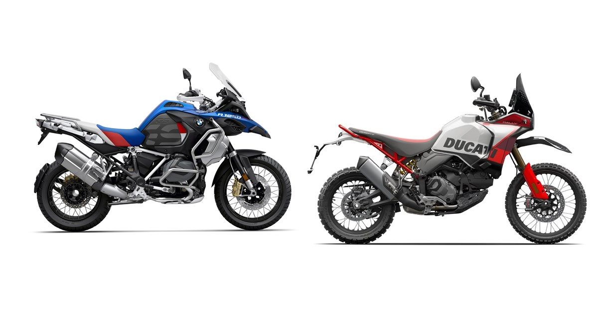 BMW R 1250 GS Adventure 2024 vs Ducati DesertX Rally 2024