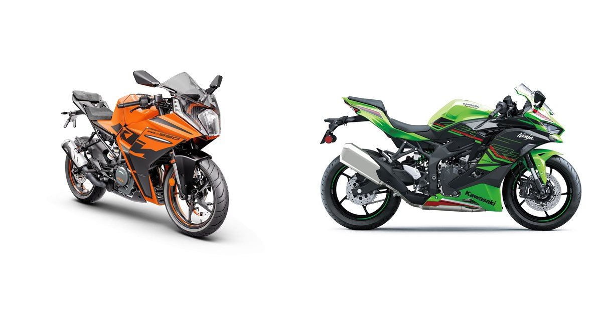 KTM RC 390 2022 vs Kawasaki Ninja ZX-4RR 2024