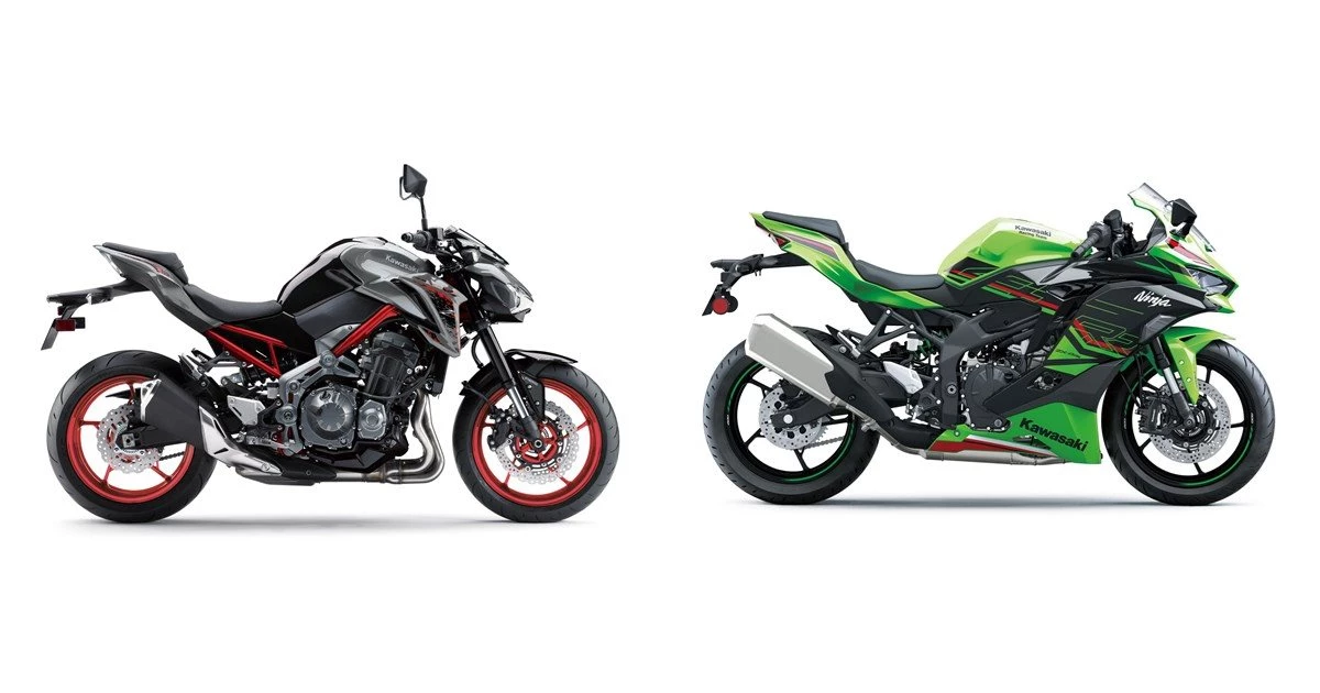 Kawasaki Z900 2019 vs Kawasaki Ninja ZX-4RR 2024
