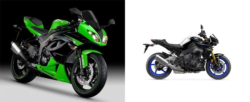 Kawasaki Ninja ZX-6R 2012 vs Yamaha MT-10 SP 2023