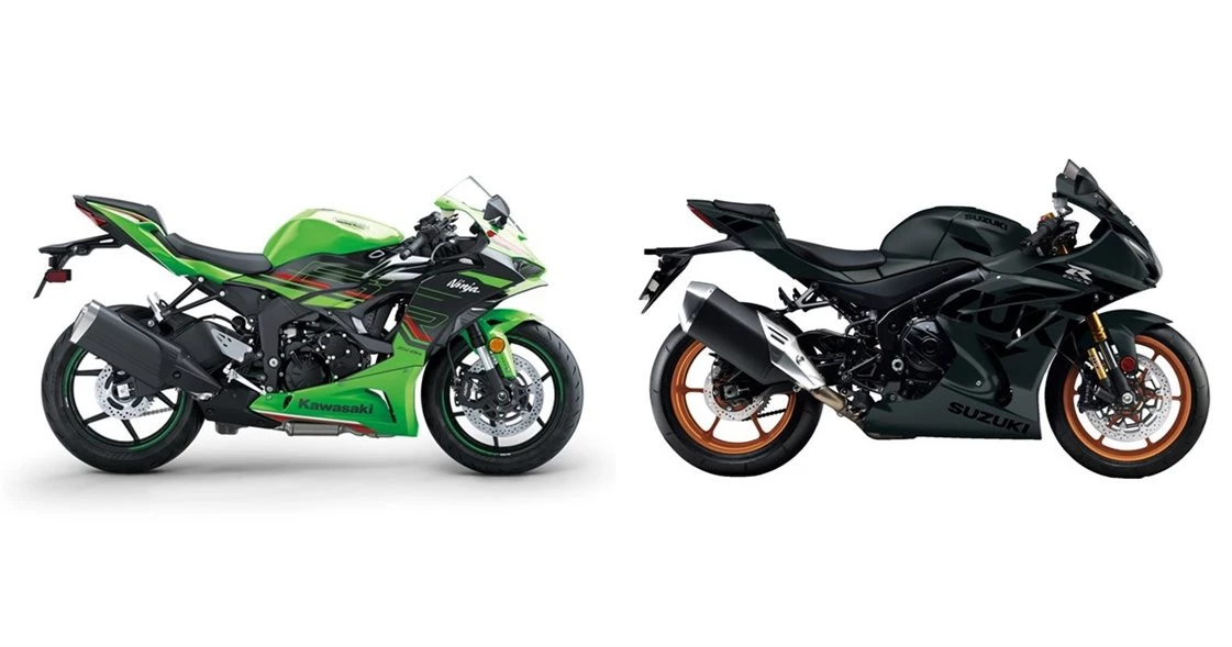 Kawasaki Ninja ZX-6R 2024 vs Suzuki GSX-R 1000 R 2022