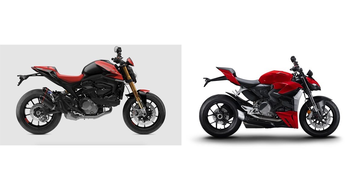 Photo inspiration: Ducati Monster Sp 2024 Vs Ducati Streetfighter V2 2022 Photo Inspiration
