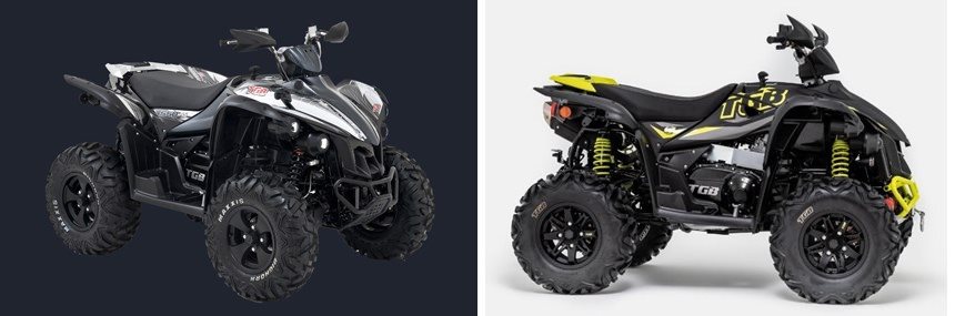 Target 550 Motorrad Vergleich TGB Target 550 4x4 IRS 2012 vs. TGB Target 600 EPS ...