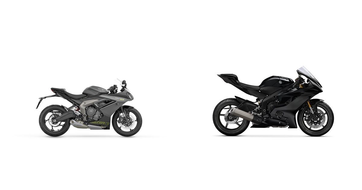 Triumph Daytona 660 2024 vs Yamaha R6 RACE 2024