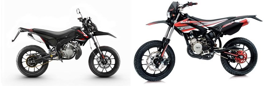 Motorrad Vergleich Gilera SMT 50 2T 2011 vs. Beta RR 50 Motard Track 2011