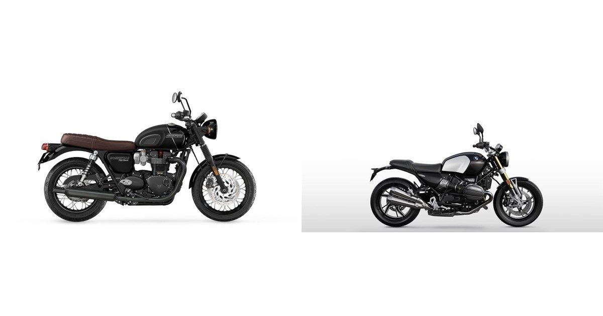 Triumph Bonneville T120 Black 2023 vs BMW R 12 nineT 2024