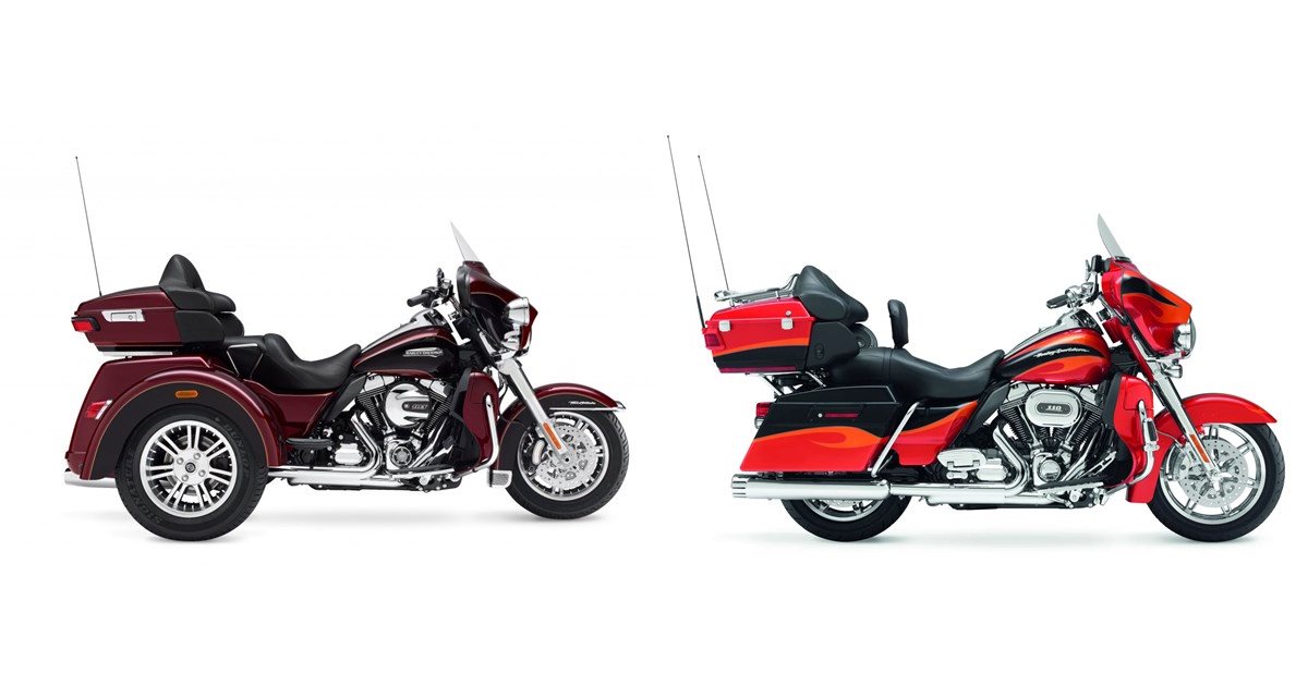 Motorrad Vergleich Harley-Davidson Tri Glide Ultra Classic FLHTCUTG ...