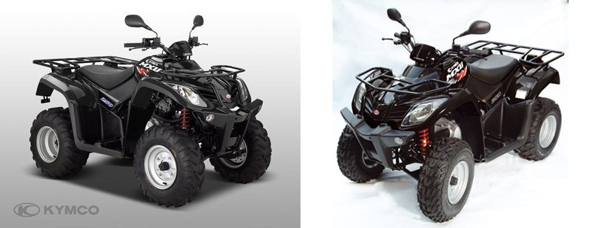 Cyleto Remblokken voor en achter voor KYMCO MXU 250 R 2012 2013/MXU 300 2005-2014/MXU 300 R 2010 2011 2012 2013/MXU 500 4x4 Carb Model 2005-2013