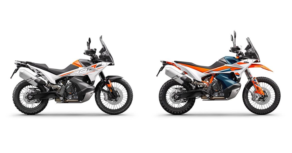 Motorrad Vergleich KTM 790 Adventure 2024 vs. KTM 890 Adventure R 2024