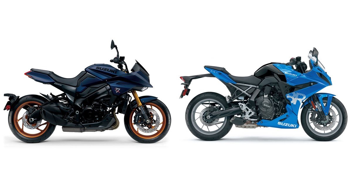 Suzuki GSX-S1000S Katana 2022 vs Suzuki GSX-8R 2024