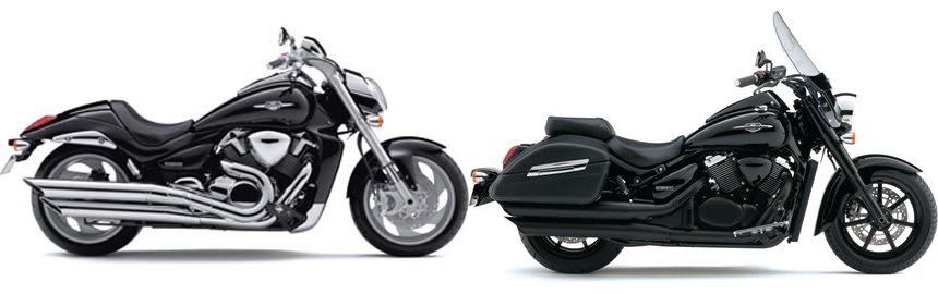 Motorrad Vergleich Suzuki Intruder M1800R2 2009 vs. Suzuki Intruder ...