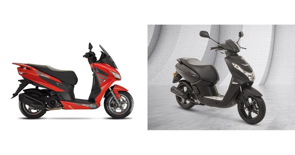 Motorrad Vergleich Aprilia Sxr 50 2024 Vs Peugeot Kisbee 50 4t Black