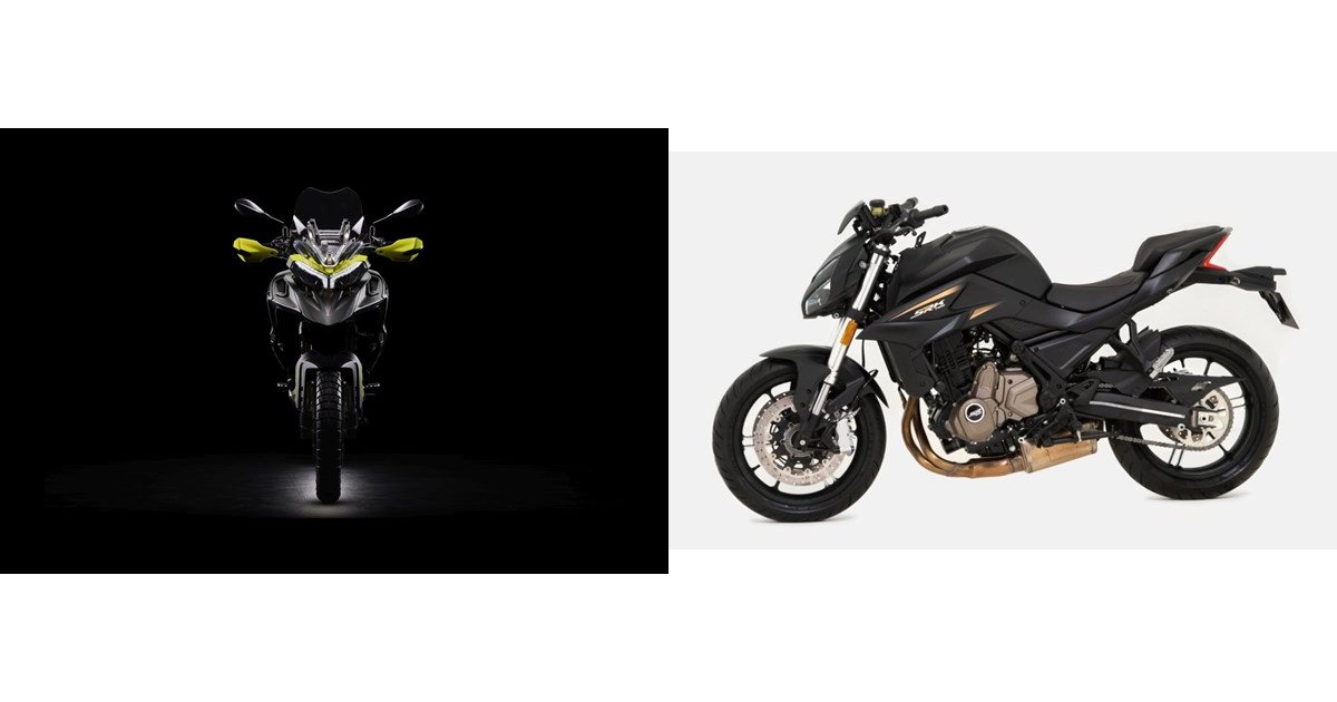 Motorrad Vergleich Benelli TRK 800 2023 vs. QJ Motor SRK 700 2023