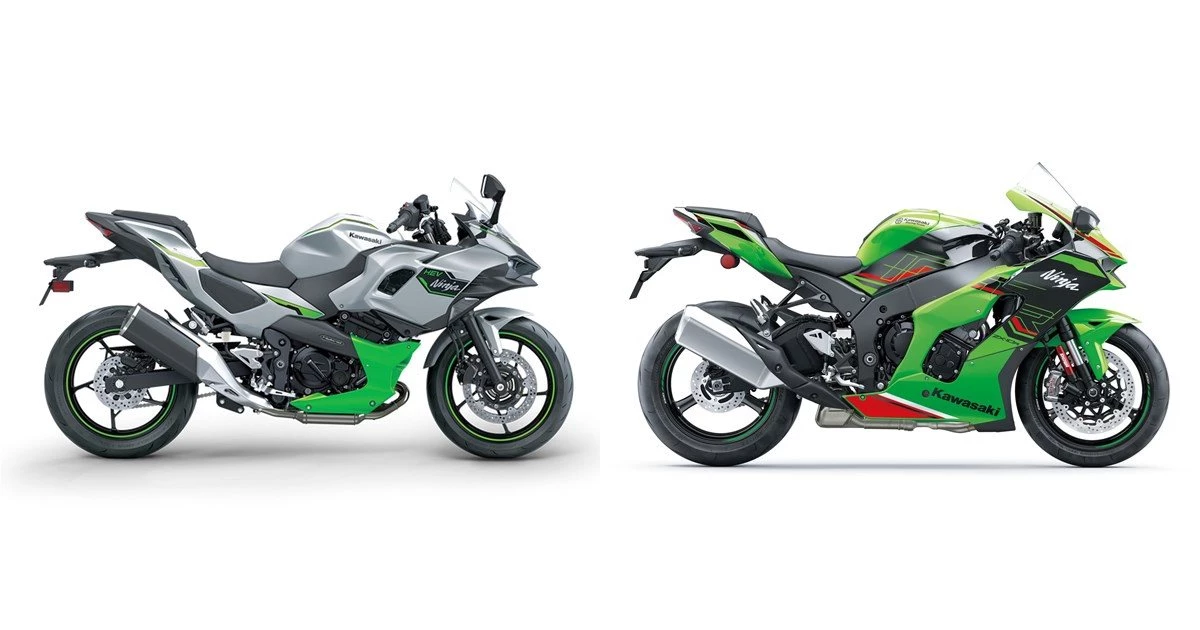 Kawasaki Ninja 7 Hybrid 2024 vs Kawasaki Ninja ZX-10R 2023