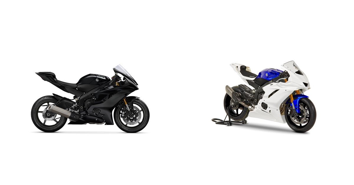 Motorrad Vergleich Yamaha R6 RACE 2024 vs. Yamaha R6 GYTR 2024