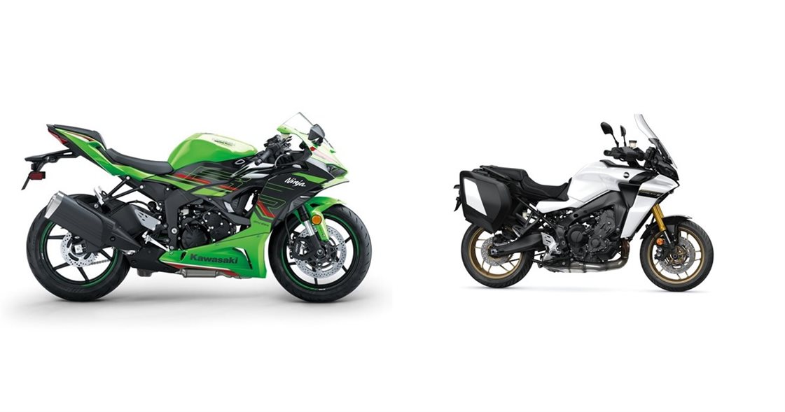 Kawasaki Ninja ZX-6R 2024 vs Yamaha Tracer 9 GT 2023