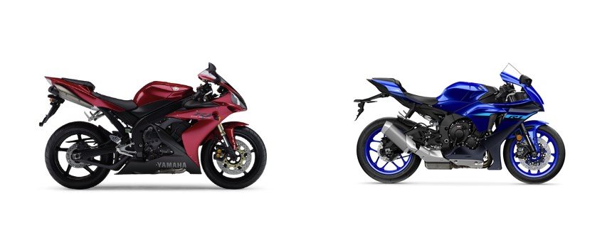 R&b Vs R1 Motorrad Vergleich Yamaha R1 2008 vs. Yamaha R1 2024
