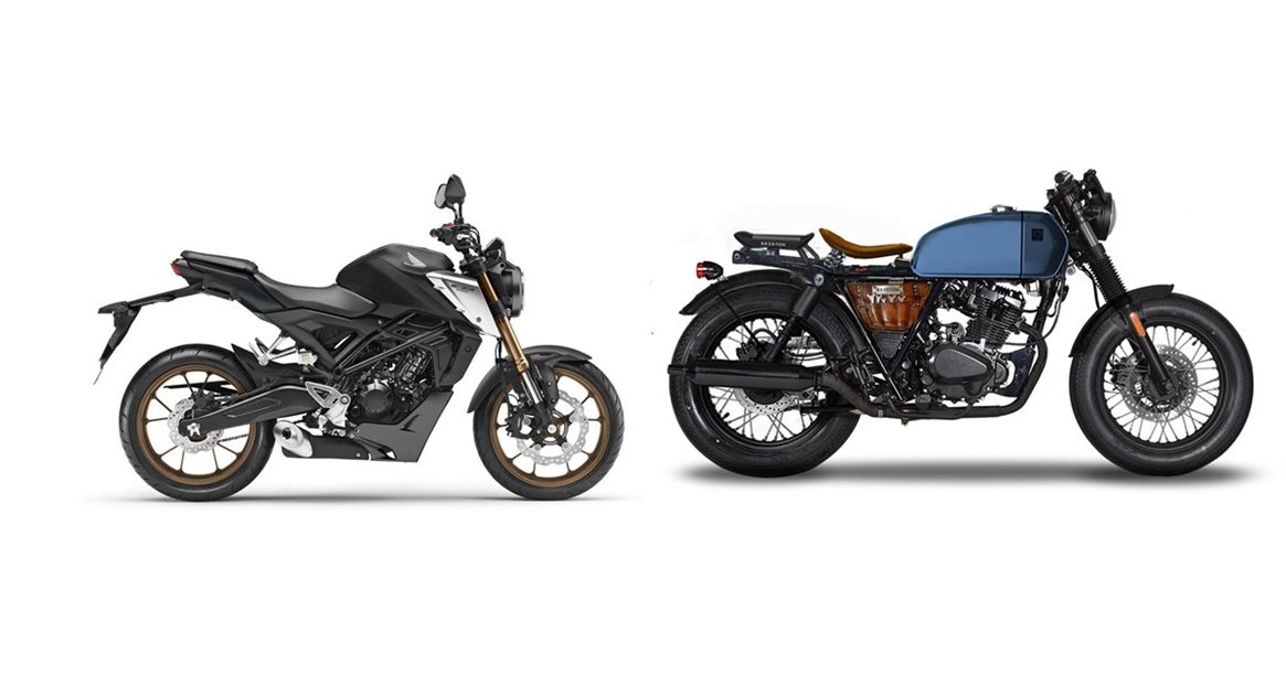 Rayburn Jr Vs Ruby Honda CB125R 2024 vs Brixton Rayburn 125 2021