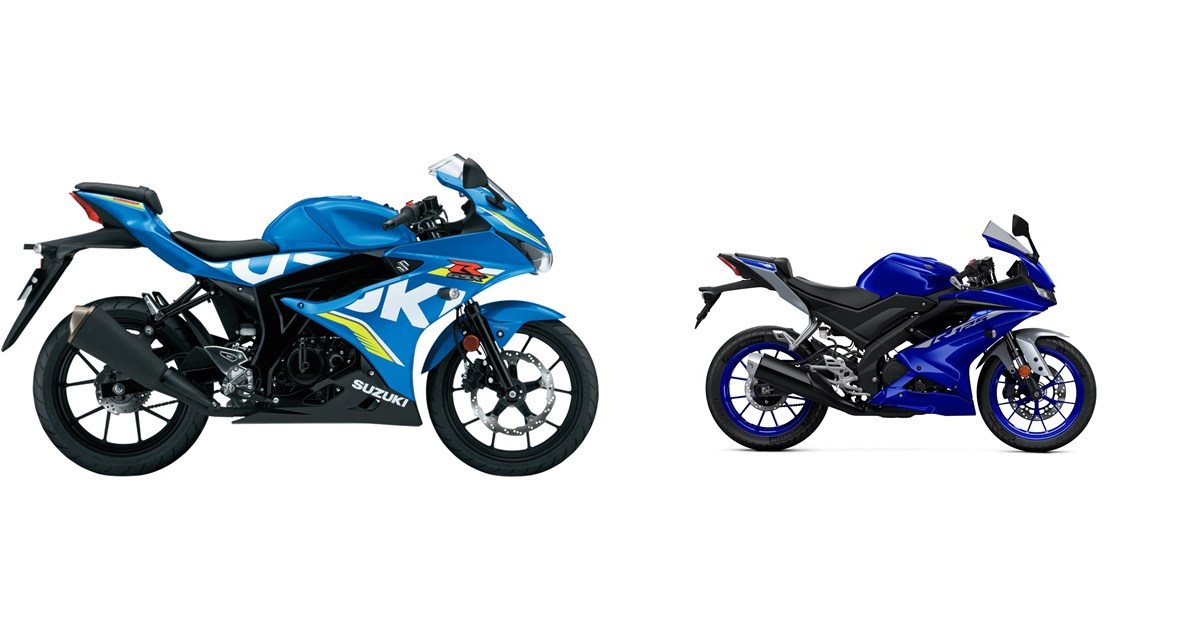 Suzuki GSX-R 125 2017 vs Yamaha YZF-R125 2021
