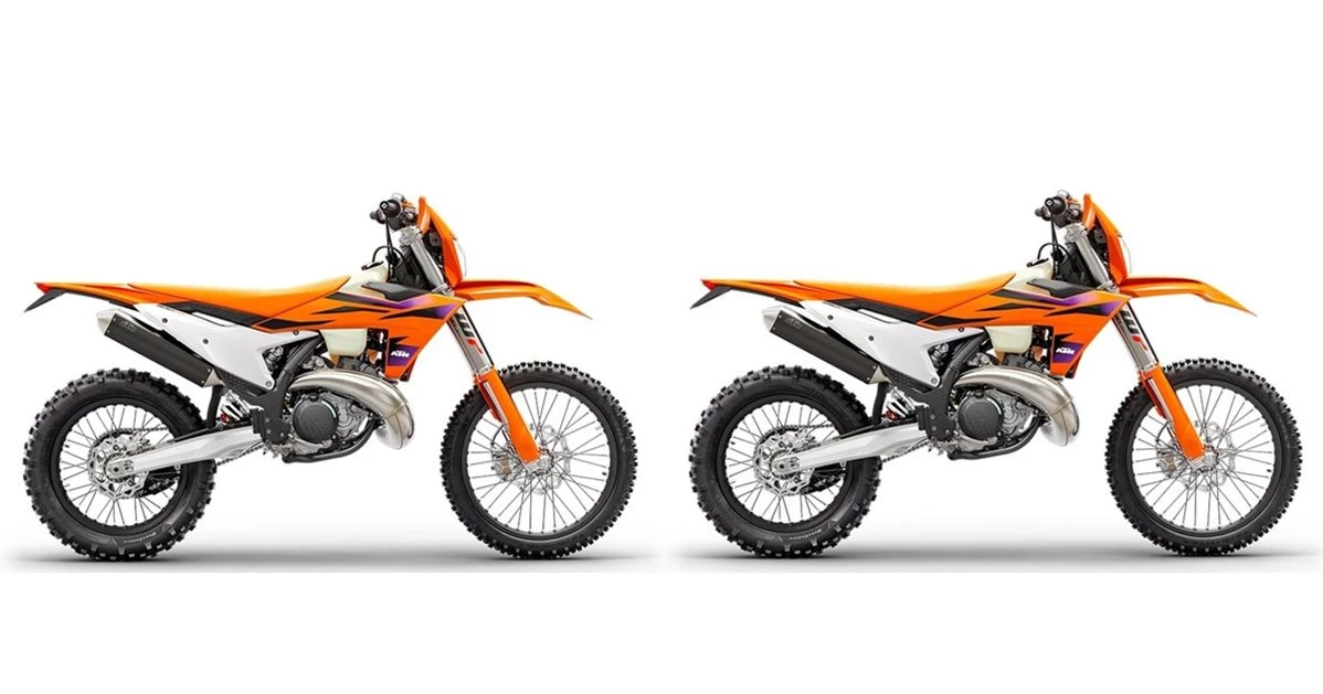 KTM 300 EXC 2024 vs KTM 250 EXC TBI 2024