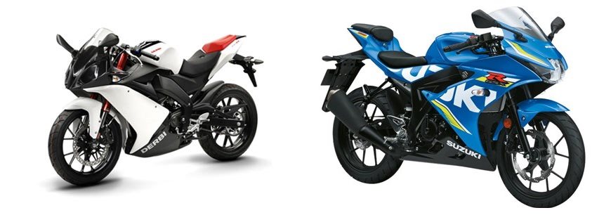 Motorrad Vergleich Derbi Gpr Racing Vs Suzuki Gsx R