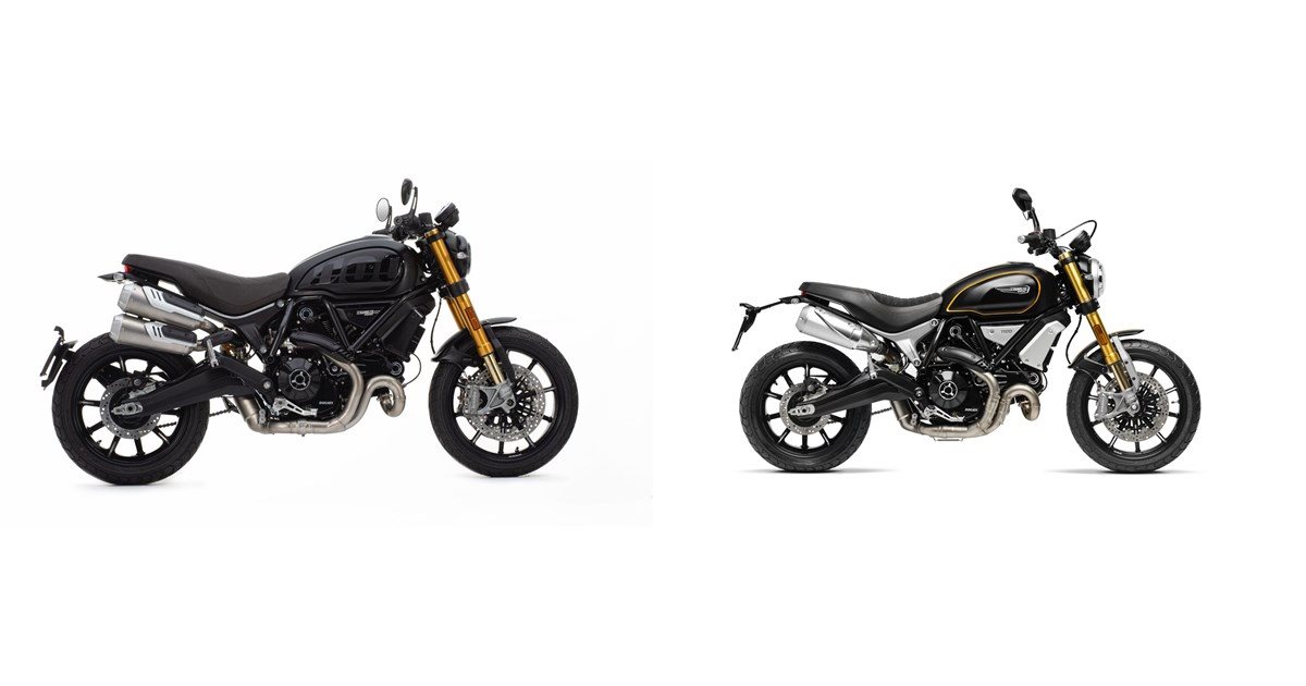 Motorrad Vergleich Ducati Scrambler 1100 Sport PRO 2021 Vs. Ducati ...