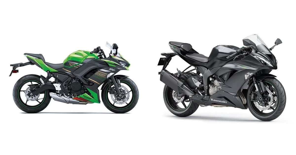Kawasaki Ninja 650 2020 vs Kawasaki Ninja ZX-6R 636 2017