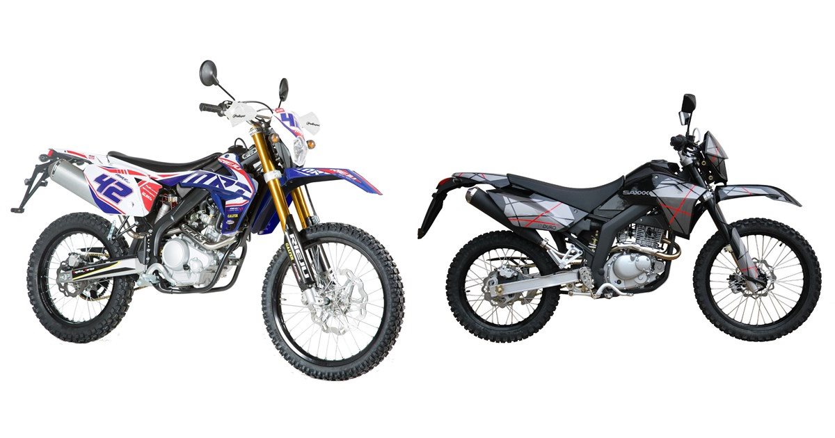 Rieju Marathon Replica Cross 125 2020 vs Sachs ZX 125 2018