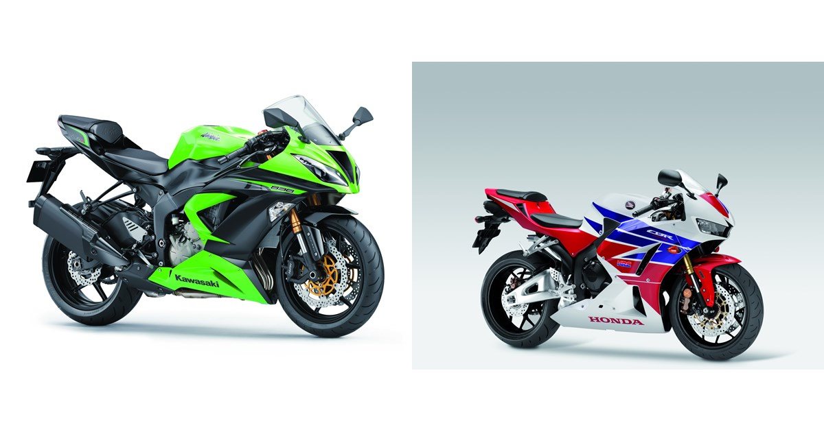 Kawasaki Ninja ZX-6R 636 2013 vs Honda CBR600RR 2013