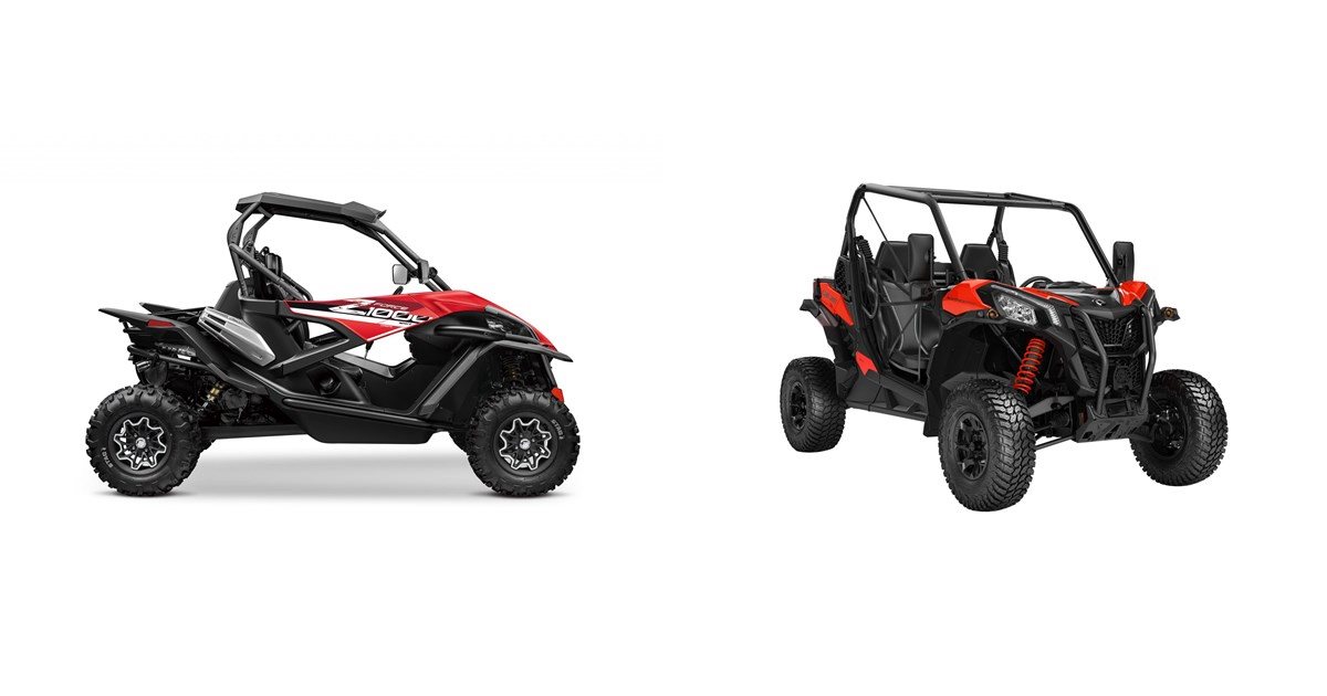 Motorrad Vergleich CFMOTO ZForce 1000 Sport R 2021 vs. CanAm Maverick Sport DPS 1000R T 2019